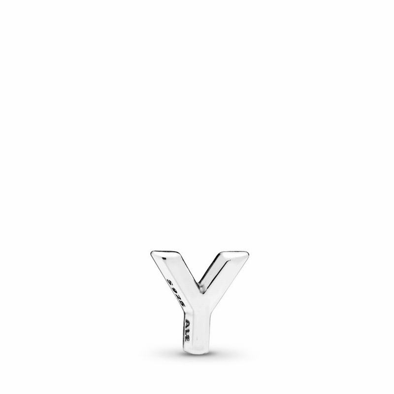 Pandora Letter Y Petite Locket Charm Ireland - Sterling Silver - 140239TZY